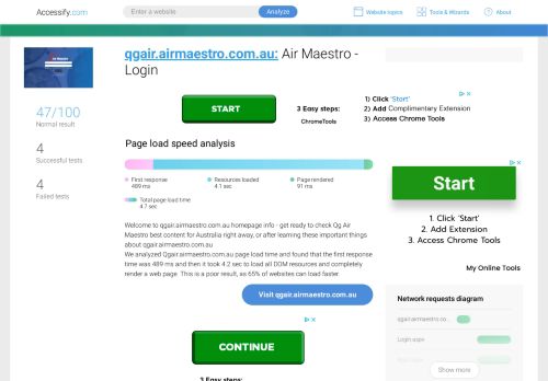 
                            7. Access qgair.airmaestro.com.au. Air Maestro - Login