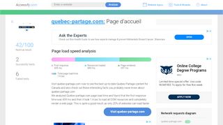 
                            8. Access quebec-partage.com. Page d'accueil
