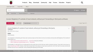 
                            1. Access Raspberry Pi outside of local network, without port ...