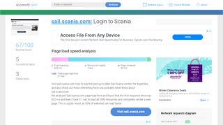 
                            3. Access sail.scania.com. Login to Scania