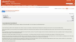 
                            6. Access Samba shares from Windows 8? - Ubuntu Forums