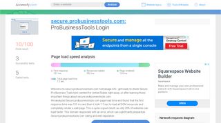 
                            3. Access secure.probusinesstools.com. ProBusinessTools Login