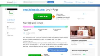 
                            7. Access seed.talentojo.com. Login Page