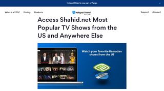 
                            7. Access Shahid.net from the US and Anywhere Else - Hotspot Shield