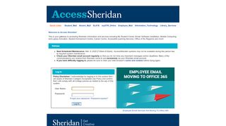 
                            4. Access Sheridan