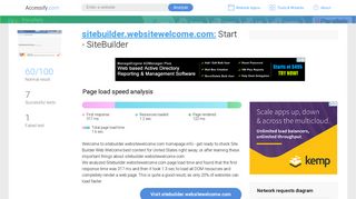 
                            11. Access sitebuilder.websitewelcome.com. Start - SiteBuilder