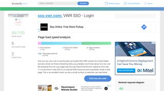 
                            5. Access sso.vwr.com. VWR SSO - Login