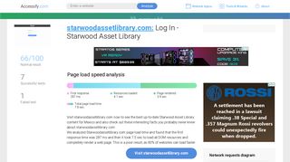 
                            2. Access starwoodassetlibrary.com. Log In - Starwood Asset Library