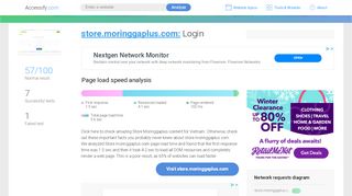 
                            2. Access store.moringgaplus.com. Login