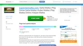 
                            12. Access superstarmatka.com. Satta Matka | Play Online Satta Matka ...