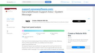 
                            5. Access support.sarunasoftware.com. SarunaSoftware ...