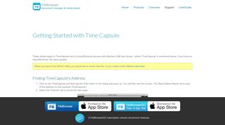 
                            11. Access the files on your Time Capsule from your iPad/iPhone