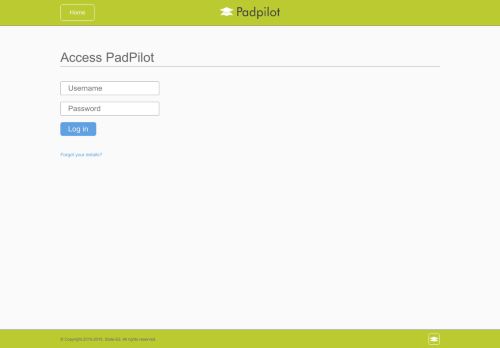 
                            1. Access the PadPilot learning system