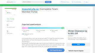 
                            6. Access tmportal.ofg.ca. Overwaitea Team Member Portal