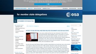 
                            7. Access to ESA official meeting-related documents via eCPB ...