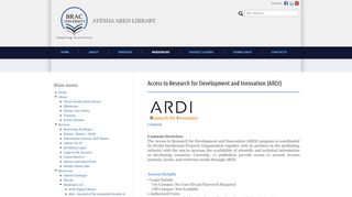 
                            6. Access to Research for Development and Innovation (ARDI) | BRACU ...