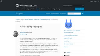 
                            3. Access to wp-login.php | WordPress.org