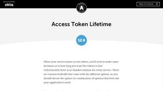 
                            9. Access Token Lifetime - OAuth 2.0 Servers