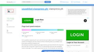 
                            7. Access usuwb5sd.viaexpress.ph. Viaexpress Login Portal