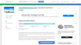 
                            2. Access vacationowners.net. Vacation Owners - Login