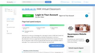 
                            5. Access vc.iimk.ac.in. IIMK Virtual Classroom