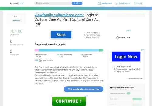 
                            13. Access viewfamily.culturalcare.com. Login to Cultural Care Au Pair ...