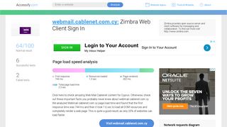 
                            4. Access webmail.cablenet.com.cy. Zimbra Web Client Sign In