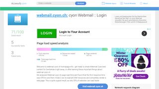 
                            9. Access webmail.cyon.ch. cyon Webmail :: Login