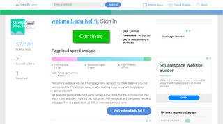 
                            8. Access webmail.edu.hel.fi. Sign In