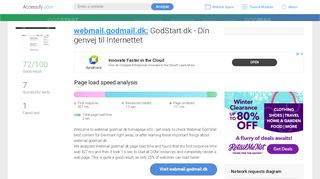 
                            8. Access webmail.godmail.dk. GodStart.dk - Din genvej til Internettet