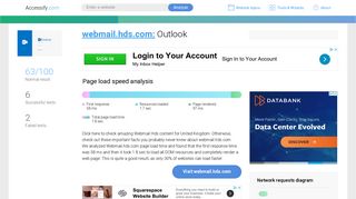 
                            5. Access webmail.hds.com. Outlook