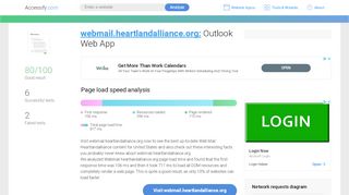 
                            9. Access webmail.heartlandalliance.org. Outlook Web App