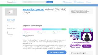 
                            5. Access webmail.jcf.gov.jm. Webmail (Web Mail) - Login