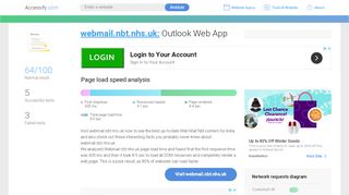 
                            5. Access webmail.nbt.nhs.uk. Outlook Web App