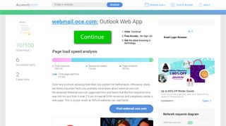 
                            5. Access webmail.oce.com. Outlook Web App