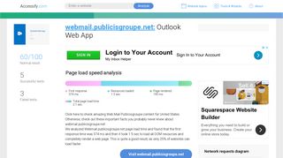 
                            6. Access webmail.publicisgroupe.net. Outlook Web App