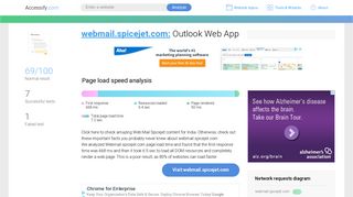 
                            1. Access webmail.spicejet.com. Outlook Web App