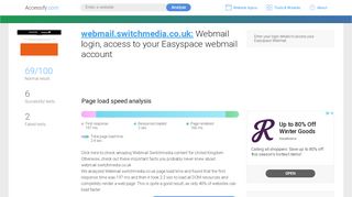 
                            11. Access webmail.switchmedia.co.uk. Webmail login, access to your ...