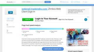 
                            5. Access webmail.tradeindia.com. Zimbra Web Client Sign In