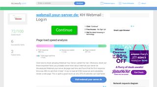 
                            7. Access webmail.your-server.de. KH Webmail :: Log in