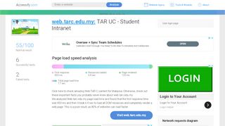 
                            7. Access web.tarc.edu.my. TAR UC - Student Intranet