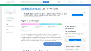 
                            5. Access wikiblog.charite.de. Log In - WikiBlog