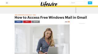 
                            7. Access Windows Mail in Gmail - Lifewire