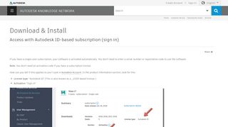 
                            4. Access with Autodesk ID-based Subscription (Sign In) | Download ...