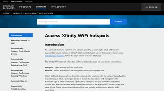 
                            6. Access XFINITY® WiFi hotspots | Comcast Business