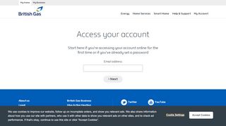 
                            12. Access your account - British Gas