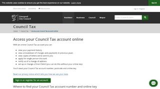 
                            9. Access your Council Tax account online - Liverpool City Council