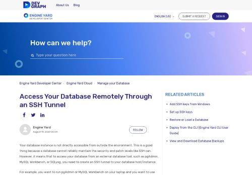 
                            11. Access Your Database Remotely Through an SSH Tunnel – Engine ...