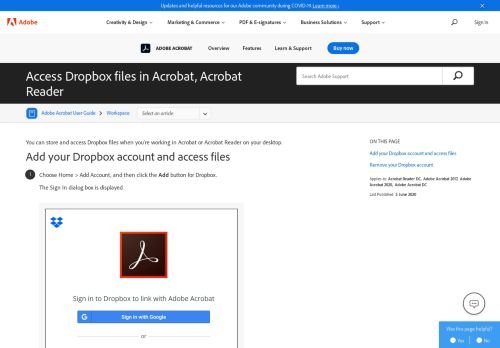 
                            10. Access your Dropbox files in Acrobat/Reader - Adobe Help Center