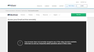 
                            7. Access your Email archive remotely | GFI Archiver - GFI Software